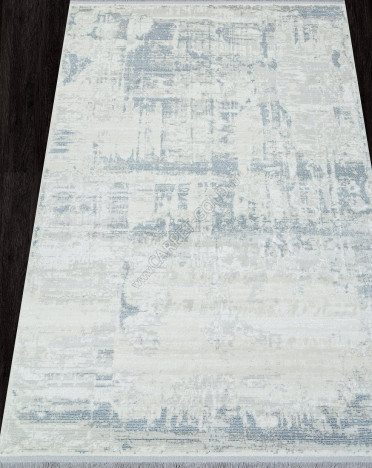 Ковер турецкий 27414A RUBI (Хит-сет, серый, кремовый)